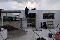 Betonáž věnce 2